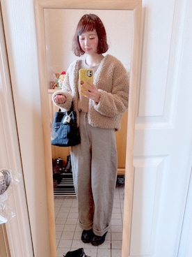 「アイテム（ブルゾン）」を使った、Misakiさん（レディース・160cm・30代）の春コーディネート