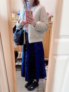 「アイテム（ブルゾン）」を使った、Misakiさん（レディース・160cm・30代）の冬コーディネート