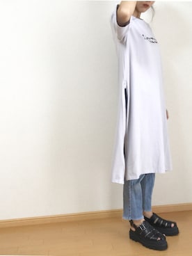 「Anna Kerry（アンナケリー）のアイテム」を使った、bukichoさん（レディース・161cm）の夏コーディネート