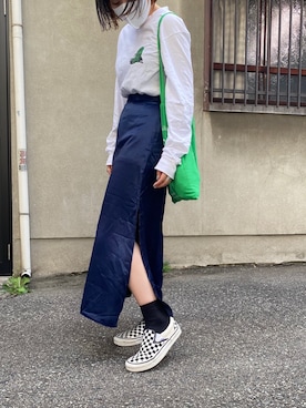 「アイテム（スリッポン）」を使った、kiraさん（レディース・160cm・20代）の秋コーディネート