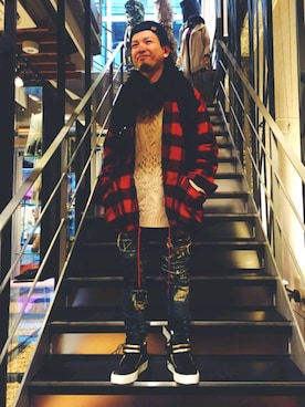 「NOVE（ノーヴェ）のアイテム」を使った、みねさん（メンズ・161cm）の秋コーディネート