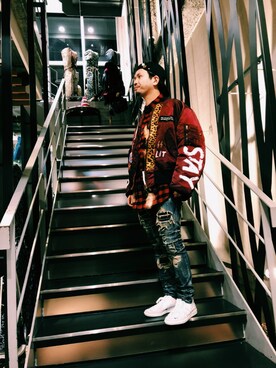 「NOVE（ノーヴェ）のアイテム」を使った、みねさん（メンズ・161cm）の秋コーディネート