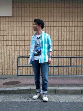 みねさん（メンズ・161cm）の春コーディネート