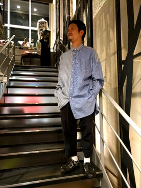 みねさん（メンズ・161cm）の夏コーディネート