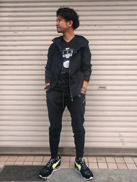 「1PIU1UGUALE3  RELAX （ウノピゥウノウグァーレトレ リラックス）のアイテム（パンツ）」を使った、みねさん（メンズ・161cm）の夏コーディネート