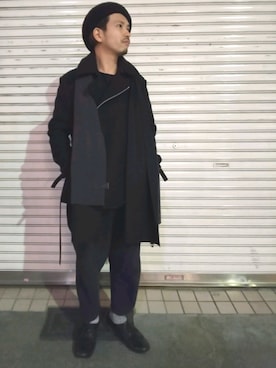 「PATRICK STEPHAN（パトリックステファン）のアイテム」を使った、みねさん（メンズ・161cm）の秋コーディネート