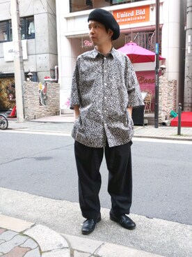 「ISAMU KATAYAMA BACKLASH（イサムカタヤマバックラッシュ）のアイテム（ブーツ）」を使った、みねさん（メンズ・161cm）の春コーディネート