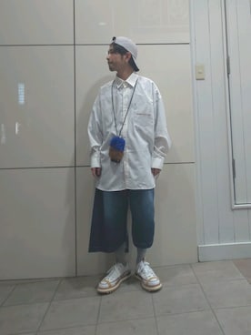 「A SCENE（エーシーン）のアイテム」を使った、みねさん（メンズ・161cm）の秋コーディネート