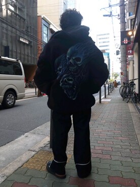 「BOW WOW（バウワウ）のアイテム（ブルゾン）」を使った、みねさん（メンズ・161cm）の秋コーディネート