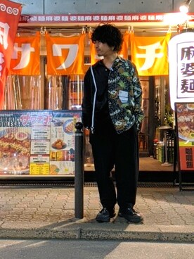 「backlash」｜「アイテム（アクセサリー）」を使った、みねさん（メンズ・161cm）の春コーディネート
