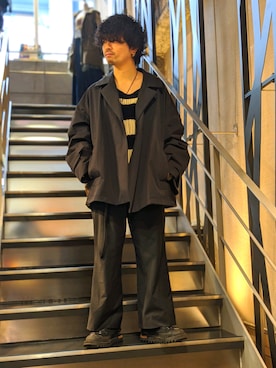 「A.A.Spectrum（エーエースペクトラム）のアイテム」を使った、みねさん（メンズ・161cm）の春コーディネート