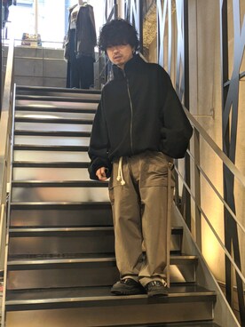 「NAISSANCE（ネサンス）のアイテム（トップス）」を使った、みねさん（メンズ・161cm）の春コーディネート