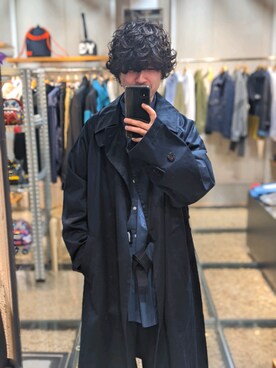「HBNS（ハバノス）のアイテム（ジャケット/アウター）」を使った、みねさん（メンズ・161cm）の春コーディネート