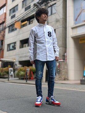 みねさん（メンズ・161cm）の春コーディネート