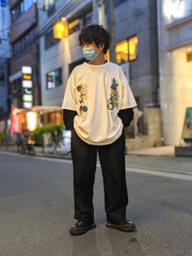 みねさん（メンズ・161cm）の春コーディネート