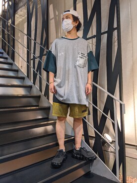 みねさん（メンズ・161cm）の夏コーディネート