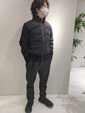 「HERNO（ヘルノ）のアイテム」を使った、みねさん（メンズ・161cm）の秋コーディネート