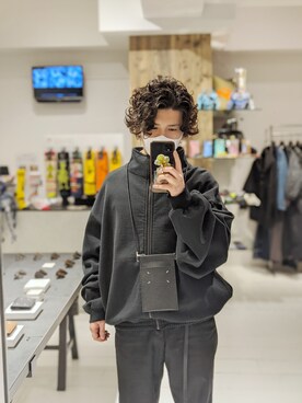 「NAISSANCE（ネサンス）のアイテム（トップス）」を使った、みねさん（メンズ・161cm）の冬コーディネート