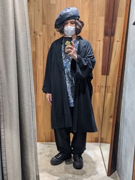 「NUDE（ヌード）のアイテム」を使った、みねさん（メンズ・161cm）の春コーディネート