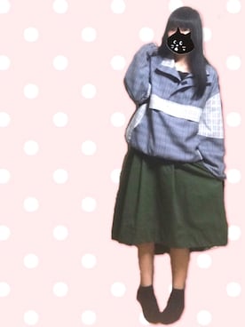 「サマンサモスモス」｜「アイテム（マウンテンパーカー）」を使った、ぱっつん！さん（レディース・161cm）の秋コーディネート