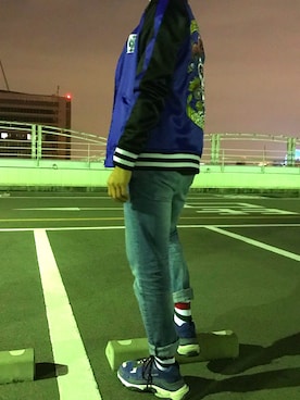 「Jade（ジェイド）のアイテム」を使った、聖季さん（メンズ・174cm）の冬コーディネート