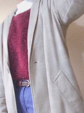 「SEVENDAYS=SUNDAY（セブンデイズサンデイ）のアイテム（チェスターコート）」を使った、琴さん（レディース・161cm）の春コーディネート