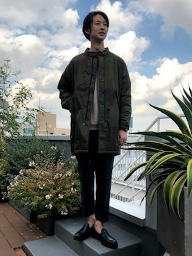 nano・universe men’s STAFFさんの（Alpha Industries | アルファインダストリーズ）を使ったコーディネート