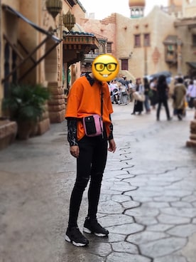 「SVEC（シュベック）のアイテム（バッグ）」を使った、シュンさん（メンズ・178cm）の夏コーディネート