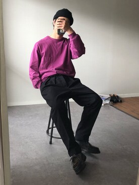 🦊さん（メンズ・170cm）の春コーディネート