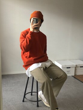🦊さん（メンズ・170cm）の冬コーディネート