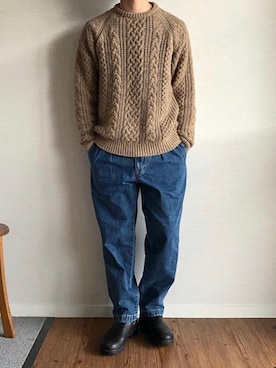 「Blundstone（ブランドストーン）のBlundstone/ブランドストーン　ｻｲﾄﾞｺﾞｱﾌﾞｰﾂ Men's（ブーツ）」を使った、🦊さん（メンズ・170cm）の春コーディネート