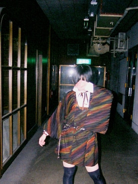 「axes femme POETIQUE（アクシーズファムポエティック）のアイテム（トップス）」を使った、綺月さん（レディース・155cm）の冬コーディネート