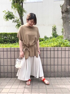 mikiさん（レディース・165cm）の夏コーディネート