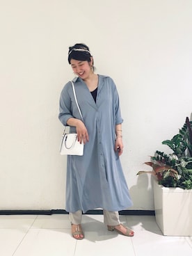 「Rougevif」｜「アイテム（キャミソール）」を使った、mikikiさん（レディース・165cm）の夏コーディネート