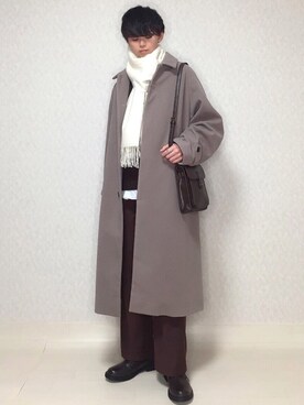 「NANO universe（ナノユニバース）のアイテム（その他シューズ）」を使った、KEITAさん（メンズ・170cm）の冬コーディネート
