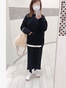 ミズタマ⭐︎さん（レディース・157cm）の冬コーディネート