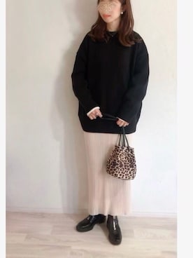 「Marea rich（マレアリッチ）のアイテム」を使った、ミズタマ⭐︎さん（レディース・157cm）の冬コーディネート