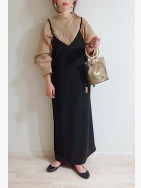 「dictionary（ディクショナリー）のアイテム（リング）」を使った、ミズタマ⭐︎さん（レディース・157cm）の春コーディネート