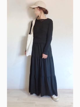 「dictionary（ディクショナリー）のアイテム（リング）」を使った、ミズタマ⭐︎さん（レディース・157cm）の春コーディネート