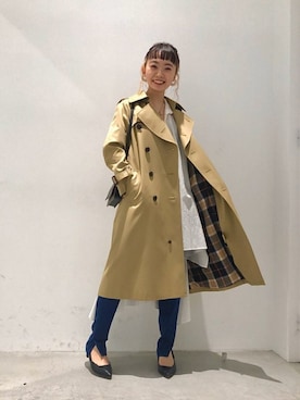 「MARROW（マロウ）のアイテム」を使った、さきさん（レディース・156cm）の春コーディネート