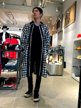 「Flap Stack（フラップスタック）のアイテム」を使った、Kazuya Kitamuraさん（メンズ・177cm）の春コーディネート