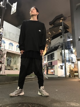 「NILoS（ニルズ）のアイテム（パンツ）」を使った、Kazuya Kitamuraさん（メンズ・177cm）の夏コーディネート