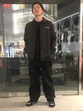 「アイテム（ブルゾン）」を使った、Kazuya Kitamuraさん（メンズ・177cm・30代）の冬コーディネート