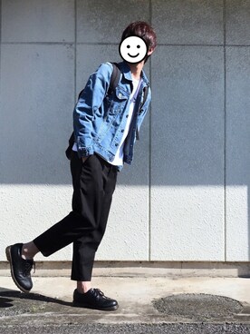 「アイテム（ピアス（両耳用））」を使った、なつき☻さん（メンズ・175cm）の秋コーディネート
