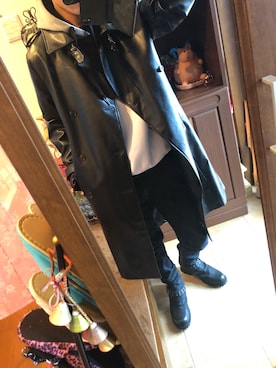 「semantic design（セマンティックデザイン）のアイテム（ブーツ）」を使った、☆SHOW☆さん（メンズ・166cm）の冬コーディネート