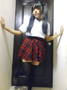 「AKB48」｜Amy Casanovaさん（レディース・153cm）の秋コーディネート