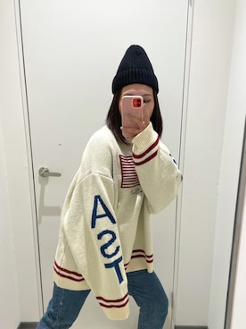 「7のアイテム」を使った、Iyo  Linさん（レディース・165cm）の冬コーディネート