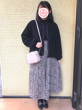 「アイテム（ブルゾン）」を使った、消しますさん（レディース・156cm・10代）の冬コーディネート