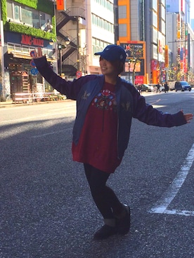 ちーちゃんさん（レディース・160cm）の冬コーディネート