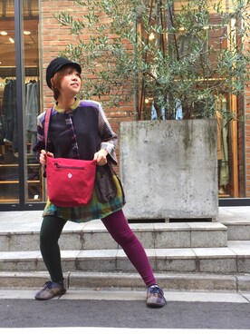 ちーちゃんさん（レディース・160cm）の冬コーディネート